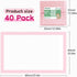 Gabotrie 40 Pack 24" 24" Puppy Pet Training Pad, Pink Puppy Pee Training Pad, X Housebreaking Pet Pads Disposable, Dog
