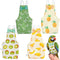 HJZHII 4 Pcs Bird Diaper, Parrot Diapers with Waterproof Inner Reusable Flight Suit