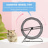 11.02X10.23X5.90In POPETPOP Silent Hamster Running Wheel with Rack - Quiet Exercise Toy for Small Pets Including