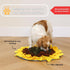 19 19, Snuffle Mat for Dogs Sunflower, Large Dog Snuffle Mat x Plush Enrichment Toy Slow Feeder, Mental Health Puppy