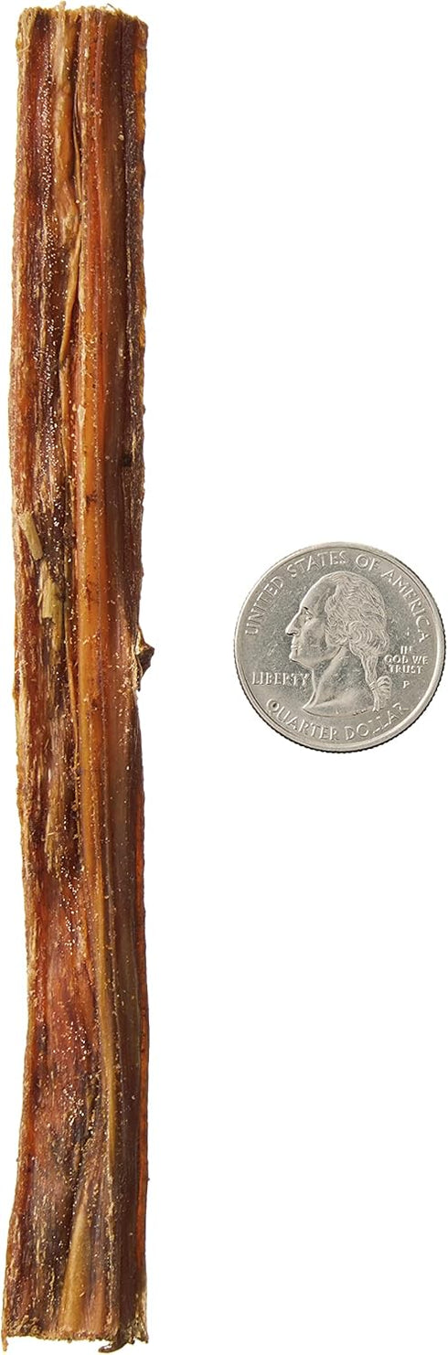 Amazon Brand - Wonder Bound Beef Gullet Sticks Dog Treats, 5-6 Inch, Pack of 25, 7.05 Ounce