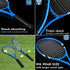 Tennis Rackets Set for 2 Players Recreational, Pre-Strung 27 Inch Light Adult Set with Tennis Balls
