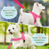 Lukovee No Pull Dog Harness and Leash Set, Soft Padded Adjustable Reflective Vest for Small Dogs, 4ft Anti-Twist Leash,