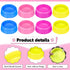 24 Pcs Puppy Dogs Birthday Party Supplies, Reusable Pet Plastic Bowls for Dog Cat Birthday, Blue, Rose, Red, Yellow,