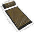 2pcs Set Portable Acupressure Yoga Mat and Pillow with Storage Bag Lightweight Acupuncture Massage for Neck for Users