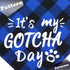 2 Pack It’s My Gotcha Day Print Dog Birthday Bandana - Red and Blue Scarf Bibs Accessories for Pet Birthday Gift