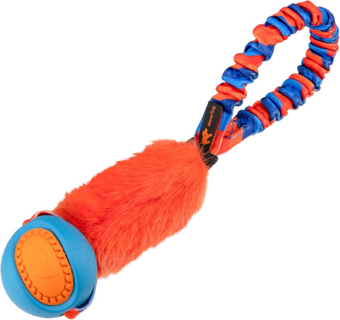Tug-E-Nuff Pocket PowerBall Fauxtastic | Durable Pocket-sized Tug Toy for Dogs | Ideal for Interactive Training | 29cm