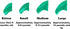 Seafoam Glitter Soft Nail Caps for Cat Claws, Medium Size