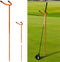 U Shaped Golf Club Holder, Detachable Stainless Steel Stand, Soft Rubber Covered