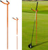 U Shaped Golf Club Holder, Detachable Stainless Steel Stand, Soft Rubber Covered