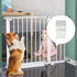 8 PCS Plastic Triangle Support Feet for Pet Gate, Reinforcement Fitting for Free Standing Dog Panel Fence