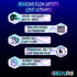 (1)) 70 UltraPoi Ultralight LED Glow Stick (Single - Customizable Rainbow Glowstick with Over Brilliant Color Modes