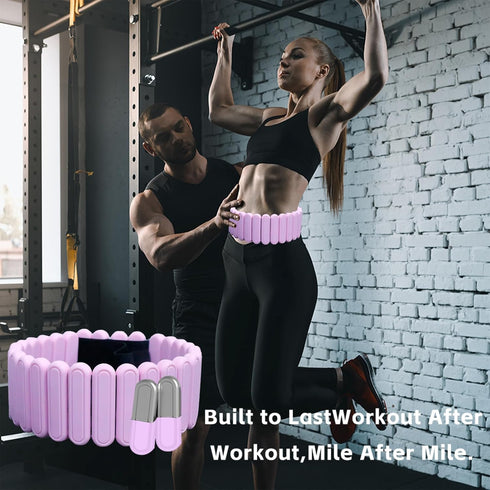 LBS BBK Up to Adjustable Weighted Belt For Women and Men, Weighted Walking Exercise Belt for Gym, Strength Training