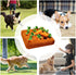 Generic 12 1 Snuffle Toys for Dogs - Carrot Interactive Feed Game, Piece Plush Puzzle Mat for Puppy Mental Stimulation