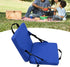 Fofetbfo Chair Cushion, Foldable Soft Seat Cushion with Backrest, Portable Camping Chair Pads for Outdoor Camping