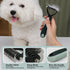 BURCHLIFE 8 Grooming Brush Kit - Pcs for Shedding & Matted Fur, Self-Cleaning with Flea Comb, Includes Indoor