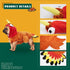BWOGUE Turkey Dog Costume - Thanksgiving Apparel for Dogs and Cats