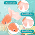 Kisangel 10pcs Miniature Floating Goldfish, Artificial Rubber Goldfish Model for Aquarium Fish Tank