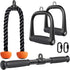 SELEWARE Triceps LAT Pulldown Attachments with Non-Slip Soft Rubber Grip for Home Gym Workout Cable Machine