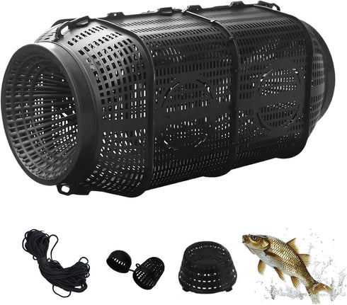 Generic Reusable Crawfish Traps Cage, Portable Lobster Trap, Crab Cage, Trap for Fish,