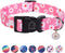 MR. CHUBBYFACE Flower Daisy Dog Collar - Spring Floral Soft Adjustable Pet Collar for Small Medium Large Dogs