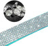 Cute Dazzling Sparkling Soft Suede Leather Bling Rhinestone Crystal Jeweled Pet Dog Collar and Leash Combo Set (XS,