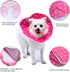 Adjustable Soft Recovery Cat Cone, Dog Protective Collar for Cats and Small Dogs, Pink