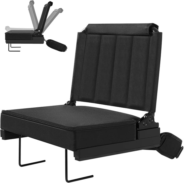 Strifuture Stadium Seats with Back Support - 180Adjustable Backrest Stadium Seat with Steel