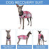 Dog Surgery Suit - Female Spay & Male Neuter Recovery Onesie, Pink Plaid/X-Large