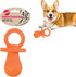 SPOT Puppy Pacifier Latex Dog Toy Soft Binky-Shaped Chew for Teething Puppies &