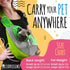 Pack Cuddlissimo! Pet Sling Carrier - Small Dog Puppy Cat Carrying Bag Purse Pouch - For Pooch Doggy Doggie Yorkie