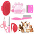 Rabbit Grooming Kit Bunny Grooming Kit with Shedding Brush, Nail Clippers &