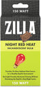 Zilla Incandescent Bulb, Night Red, Ideal for Reptile Species Nocturnal