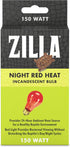 Zilla Incandescent Bulb, Night Red, Ideal for Reptile Species Nocturnal