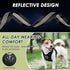 Lukovee Adjustable Dog Seat Belt, Soft Padded & Breathable Mesh Car Harness for Large, Medium & Small Dogs (Black,