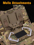 Tactical Plate Carrier Vest Attachments, Universal Phone Chest Mount for Screen Size 4.7"-6.7"