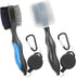 Golf Club Brushes, Cleaning Tool with Retractable Cleaning Nails, Oversize Double Brush Head