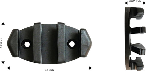 OceanMotion Zig Zag Cleat for Kayaks and Canoes, 4 Pack.