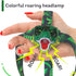 Skywin Dinosaur Headlamps for Kids, Roaring T-Rex LED Flashlights, Essential Camping Gear for Boys and Girls, Ideal Gift