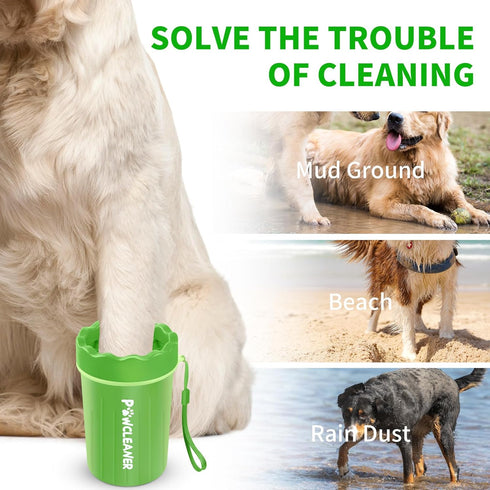 Dog Paw Cleaner, Paw Buddy Muddy Paw Washer for Small and Medium Breed Dogs and Cats (with 3 Absorbent Towels)