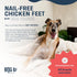 (30-Pack) 100% Nail-Free Chicken Feet Dog Chews, | Natural Single-Ingredient Treats, Rawhide-Free, Long-Lasting, Rich