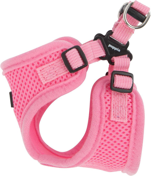 Puppia PARA-HC1533-PK-S Pink Soft Harness C Pet-Vest-Harnesses, Size Small