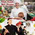 Ferrochef Set 3 1st 2nd 3rd of Chili Cook Off Trophies Chili Cook Off Prizes Wooden Cutting Board Fake Peppers Knives