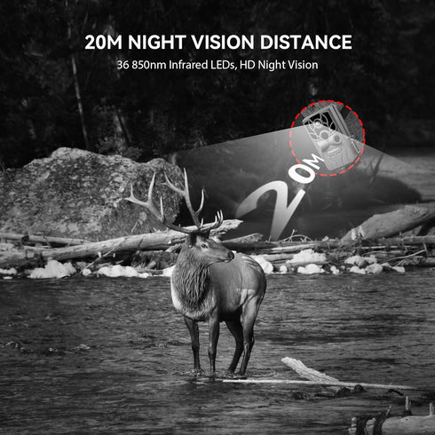 usogood 4K 48MP, Phone,8 32GB Trail Camera WiFi Game Camera that Send Pictures to Batteries & Card,Wifi Trail Cameras