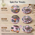 3 KADTC Dog Puzzle Toy, Levels of Step-by-Step Challenge, Spin-to-Release Treat Dispenser, Slow Feeder & Mental