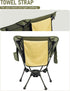 WildCall Compact Folding Beach Chair with Anti-Sink Feet