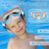 Freela Kids Swim Goggles Diving Mask for Youth 6-14, Tempered Glass Lens with Nose Cover