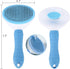 Depets Self Cleaning Slicker Brush, Dog Cat Bunny Pet Grooming Shedding Brush for Long or Short Hair