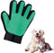 Dog Bath Gloves - Silicone Hair Removal Mittens for Dogs and Cats, Flexible Comfortable Adjustable Strap for All Hair