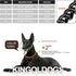 Black Stainless Steel Dog Chain Collar, Adjustable Chew Proof Metal Cuban Link Collar for Large Medium Small Dogs